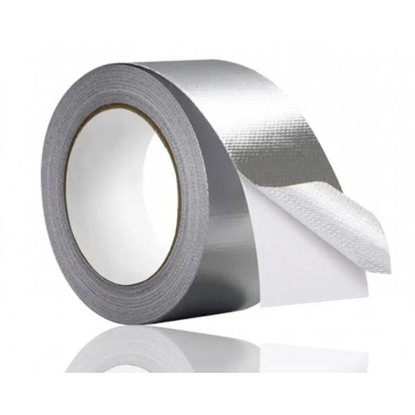Quality HVAC Fiberglass Cloth Aluminum Foil Tape High Performance Flame Retardant for sale