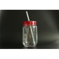 China 650ml mason jar with straw/single wall tumbler/BPA FREE mug factory