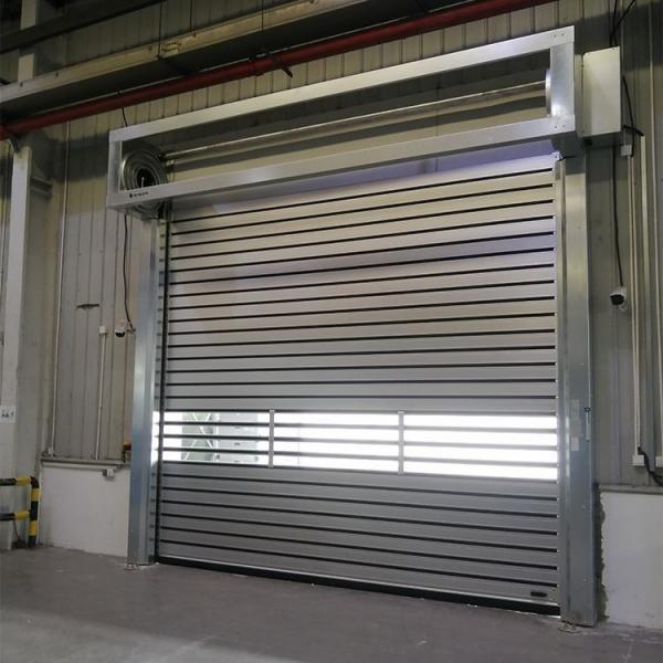 Quality Wind Load Areas Industrial Security Door With Standard Galvanized Steel Door for sale