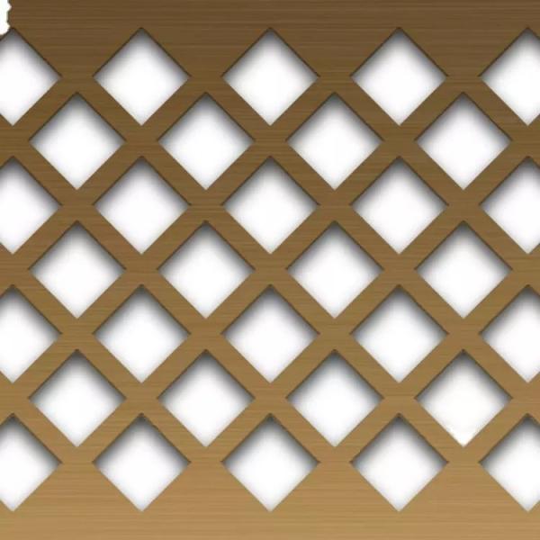 Quality Customized Brass Copper Perforated Metal Sheet for sale