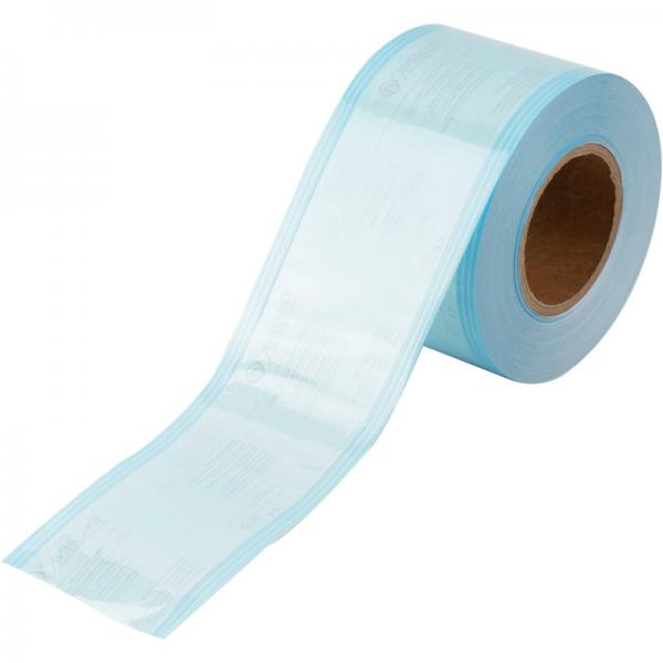 Quality 100mm*100mm Medical Heat Sealing Sterilization Gusseted Roll Pouch Bag BLUE for sale
