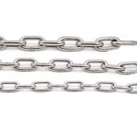 China 304 M1.2-24 Industrial Stainless Steel Dog Chain for Customized Lifting Clothes Drying Tag factory