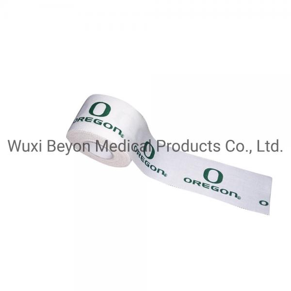 Quality Zinc Oxide Printed Sports Tape Patterned Athletic Adhesive Sports Training Wrap for sale