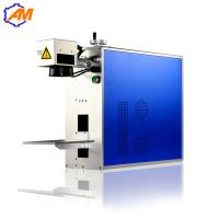 China 20W cheap desktop fiber laser marking machine lift table for sale factory