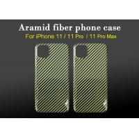 Quality Shockproof Glossy Finish Surface Carbon Aramid Fiber iPhone Case For iPhone 11 for sale