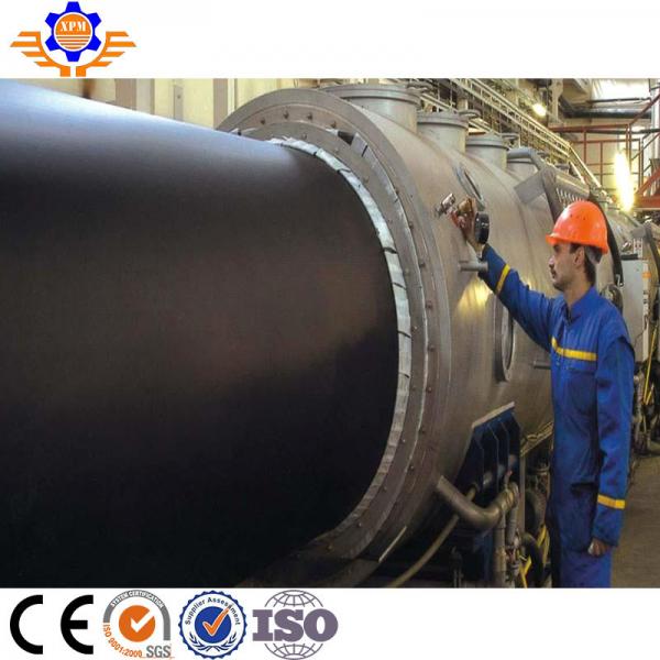 Quality Natural Gas Pe Corrugated Pipe Making Machine Single Screw Extruder for sale