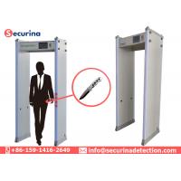 China Passenger Scanner Outdoor Door Frame Metal Detector 45 Zones For Security Check factory