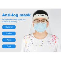 China Plastic PET Production Face Mask Shield , FDA Approved Transparent Face Shield Safety factory