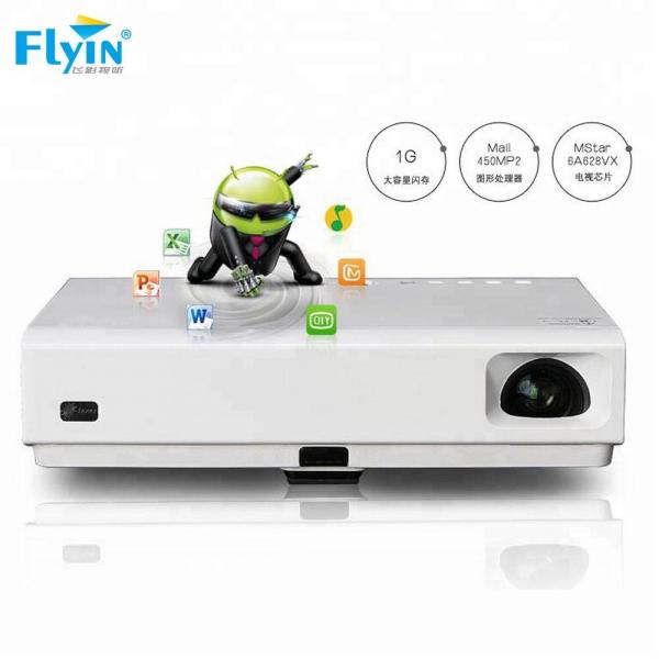 Quality 3800 Lumens Android LED DLP Smart Projector 1080P 4K For Home Cinema for sale