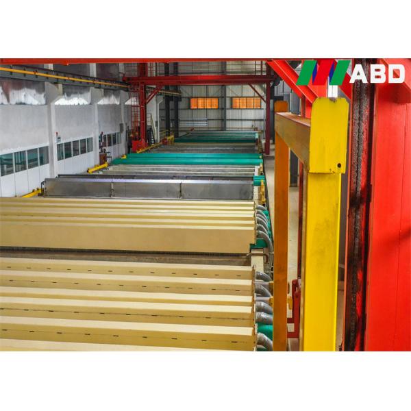 Quality 10-15 Micron Film Engineer Anodizing Production Line Horizontal for sale