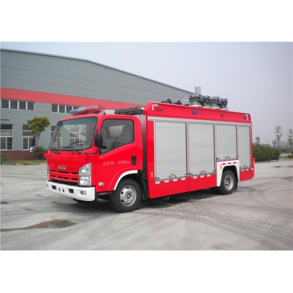 Quality Isuzu Chassis Three Seats Light Rescue Fire Truck with Telescopic Light Tower for sale