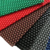China 5MM S Grip Anti Slip PVC Floor Mat Drainage Non Slip Plastic Floor Matting factory