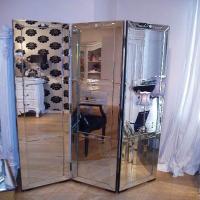 China Modern 3D Wall Mirror 175 * 180cm Size Rectangular Floor Standing Mirror for sale
