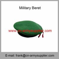 China Wholesale Cheap China Military Wool Nylon Polyester Army Police Beret factory
