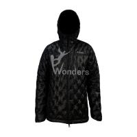 China Seemless Men'S Down Jacket Hoodie Jacket Long Sleeve Customized factory