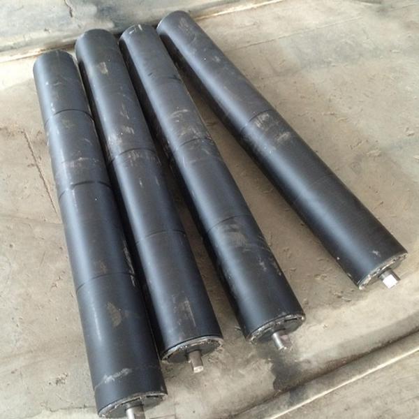 Quality Grooved Black Steel Plants Hdpe Conveyor Roller for sale