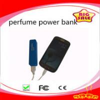 China perfume keychain mobile power bank perfume portable universal powerbank 2600mah factory