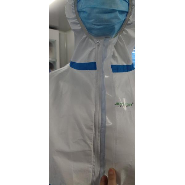 Quality Waterproof Disposable Protective Coveralls For Medical Clinics , Hospital Ward , for sale