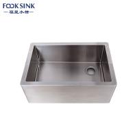 China Single Apron Stainless Steel Kitchen Sink / Vintage Bathroom Farmhouse Sink factory