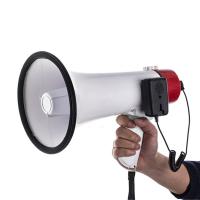 China ABS Material 40W Wireless BT Handheld Rechargeable Megaphone with Mic for sale