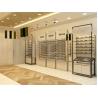 China Hierarchy Optical Shop Display Cabinets Racks Display 10mm Thick Tempered Glass Loaded factory