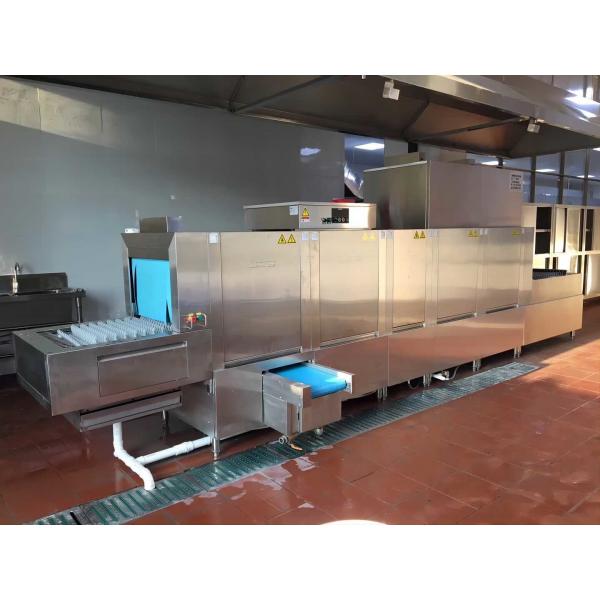 Quality 380V 50Hz Home Dishwasher Machine For Kitchen Flight Type Full Automatic for sale