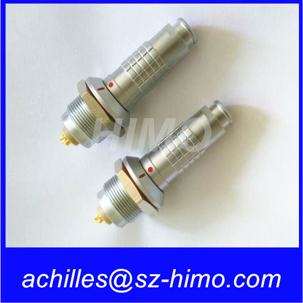China 6 pin IP68 chrome clad replacement lemo connector male and female solar contact pin factory