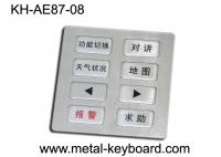 China USB connection 8 Buttons keypad numeric customization layout vandal resistant factory