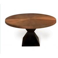 China Round / Square Solid Oak Dining Table , Custom Round Pedestal Dining Table factory