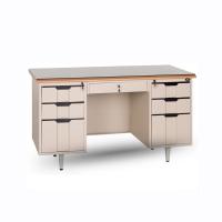 China Six Drawer Steel Executive Desk factory