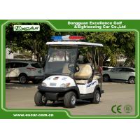 China White 4 Seater Electric Security Patrol Vehicles 48V 3.7KW Aluminum Material factory