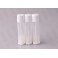 China 5g Volume Lip Balm Tubes With White Cap , Unique Lip Balm Packaging factory