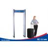 China 0 - 99 Sensitivity Walk Through Security Scanners Waterproof With 6 Detecting Zones factory