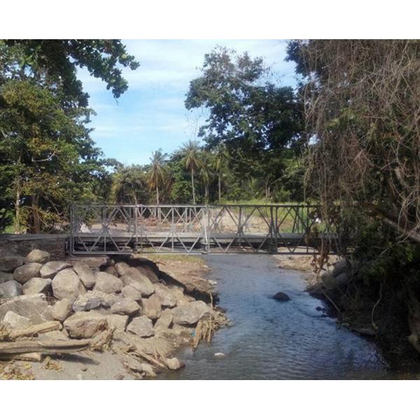 Quality Prefab Portable Temporary Bailey Bridge Metal Construction Easy Assembly for sale