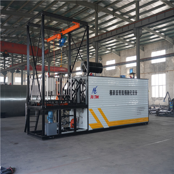 Quality Diesel Oil Burner Heating Bitumen Decanting Machine Large Size For Drum Packing for sale