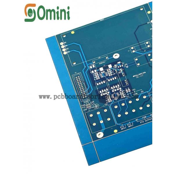 Quality 4L High TG PCB Board Fabrication Blue Soldermask PCB For Industrial Equipment for sale
