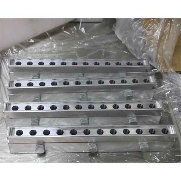 Quality Lipstick Production Line Lipstick 12 Holes Bird-Beak Aluminum Mold silver easy to clean for sale