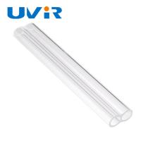 China Heat Resistant Transparent Quartz Tube , Clear Twin Tube Infrared Lamps factory