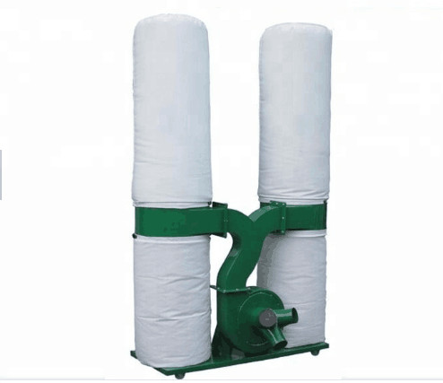 Quality Two Tube Wood Dust Extractor Convenient Design With One - Piece Grooved Cylinder for sale