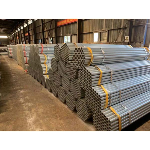 Quality 6.4kg/m Galvanised Metal Scaffold Tube with 420N/mm2 3.2 thickness steel pipe for sale