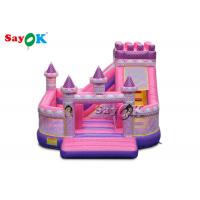Quality Kid Waterproof Princess Pink Inflatable Boucing Castle 5x5.5x4.2m for sale