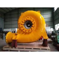 Quality Francis Type 500kw Water Turbine Generator In Hydro Power Plant Yellow Color for sale