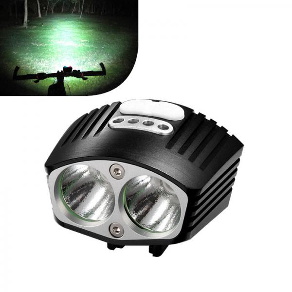 Quality 2000 Lumen Front Bike LED Flashlight Double Switch Waterproof for sale