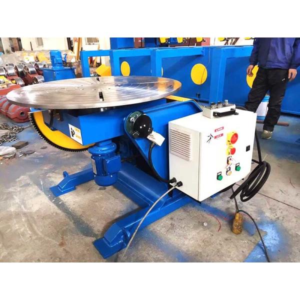 Quality Automatic Pipe Welding Positioners With Hand Control Box 1300 lbs Capacity Welding Turn Tables for sale