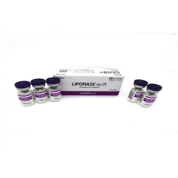 Quality Liporase Hyaluronidase 1500iu Lyophilized 1500u 10vials Solution For Dissolving for sale