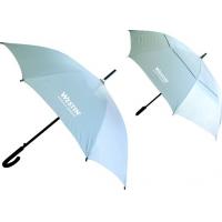 China Print logo Custom Hotel Umbrellas Compact Windproof Umbrella Metal Handle factory