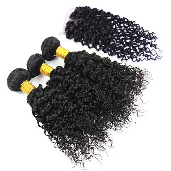 Quality Natural Malaysian Virgin Hair Extensions / Malaysian Curly Hair With Silk Base for sale