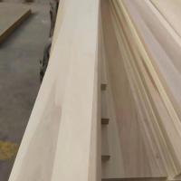 China FSC Certified Wood Poplar Paulownia Bed Slats For Solid Wooden Bed Frame for sale