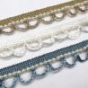 China Tassel  Polyester Beads Pearl Fringe Trim 2cm factory