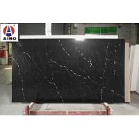 Quality Artificial Black Calacatta Quartz Stone Slab（Acid Resistant） for sale
